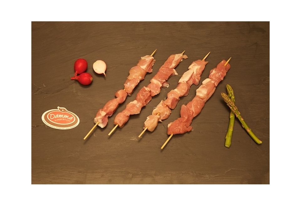 Brochetas de lechazo Brochetas de lechazo