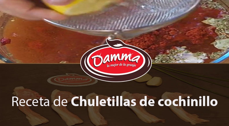 Chuletillas de cochinillo adobadas