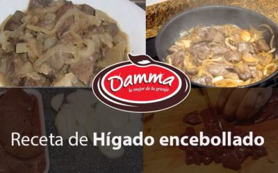 Hígado de lechazo encebollado