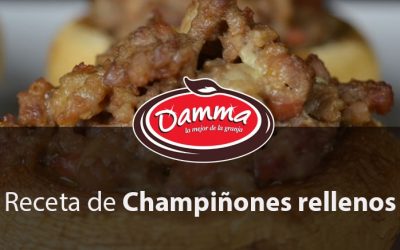 Champiñones rellenos de carne